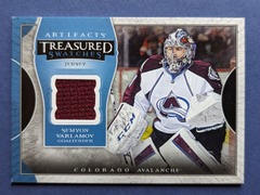 2015-16 Upper Deck Artifacts Treasured Swatches Blue Semyon Varlamov #TS-SV Jersey
